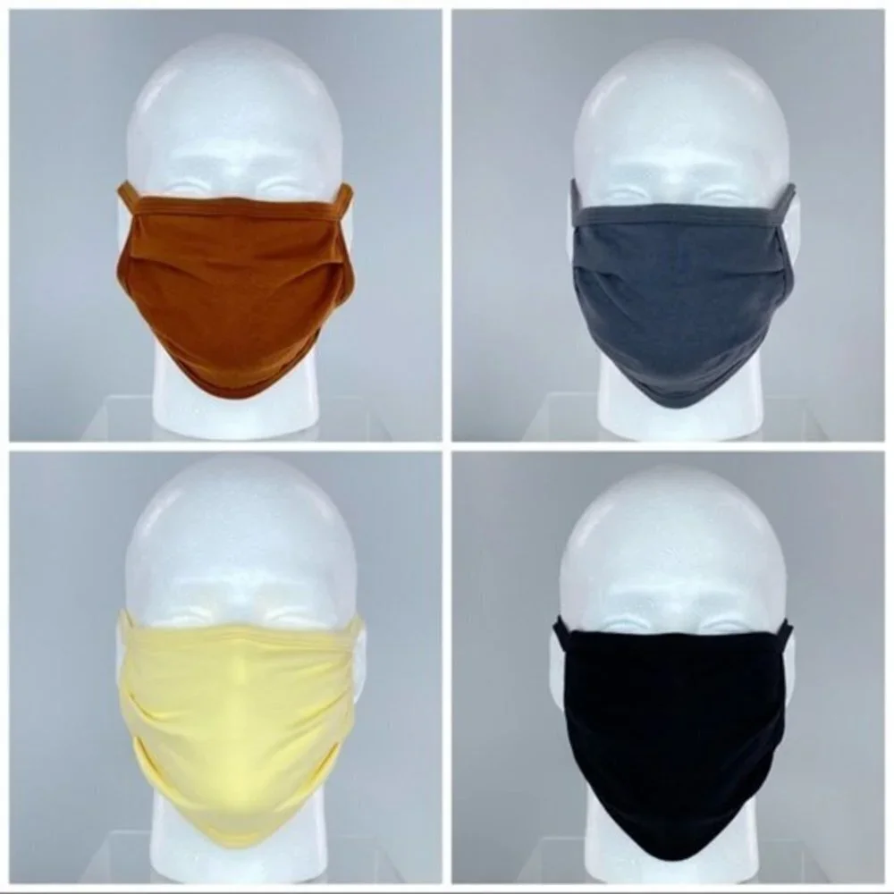 WASHABLE POLY & COTTON MASK New In Package • 27 P